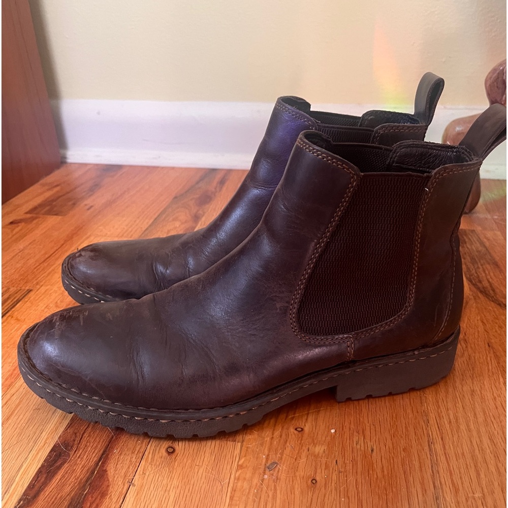 BORN Mens Hemlock Brown Boots, Size 10.5